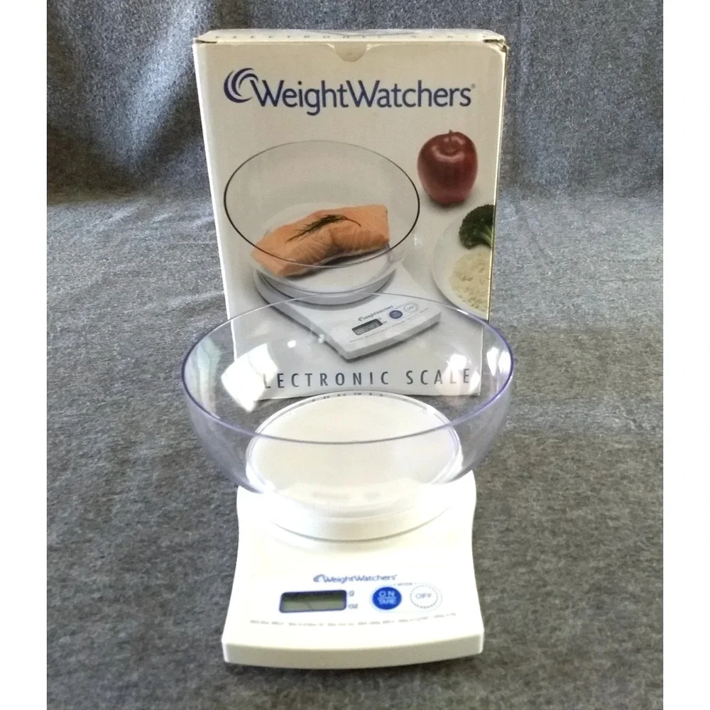 Weight Watchers Electronic Digital Food Scale Clear Bowl 2001 NOS Original Box